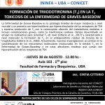 SEMINARIO ININFA-DTO FARMACOLOGÍA 30 DE AGOSTO Dra. CINTIA CITTERIO - INIGEM