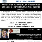 SEMINARIO ININFA-DTO FARMACOLOGÍA 6 DE SEPTIEMBRE 2018 Dr. Daniel Alonso